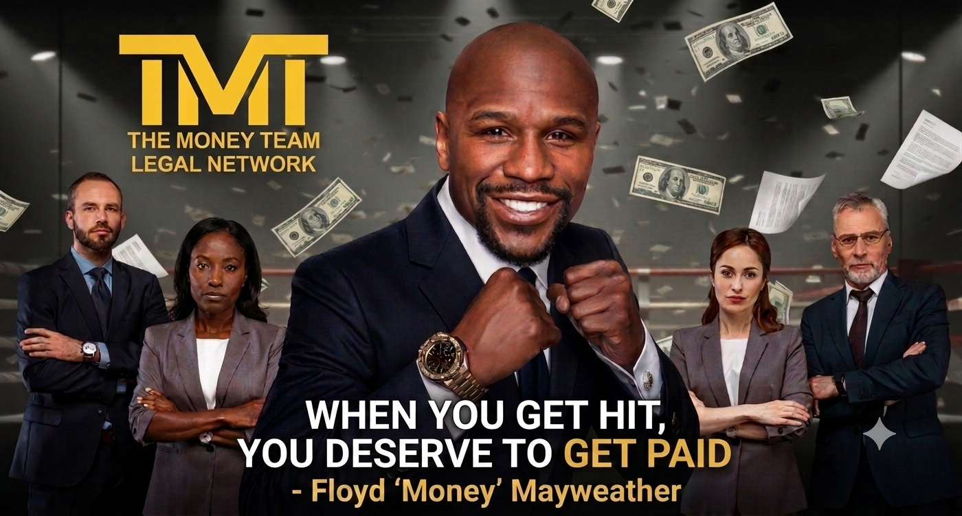 Floyd "The Money" Mayweather and the TMT legal team